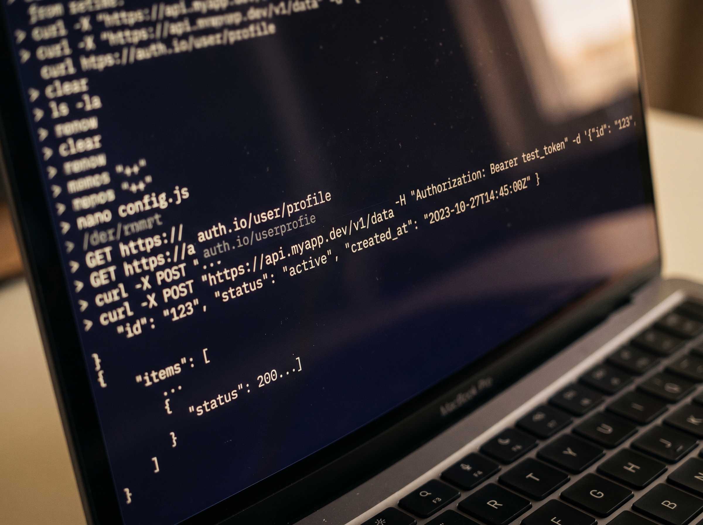 Upstream API terminal — curl command for feature flag evaluation